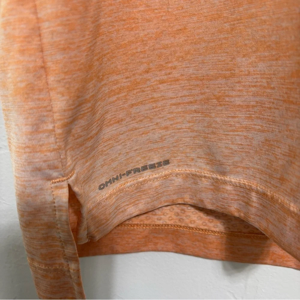 Columbia Golf Orange Polo Short Sleeve Men's Medium 